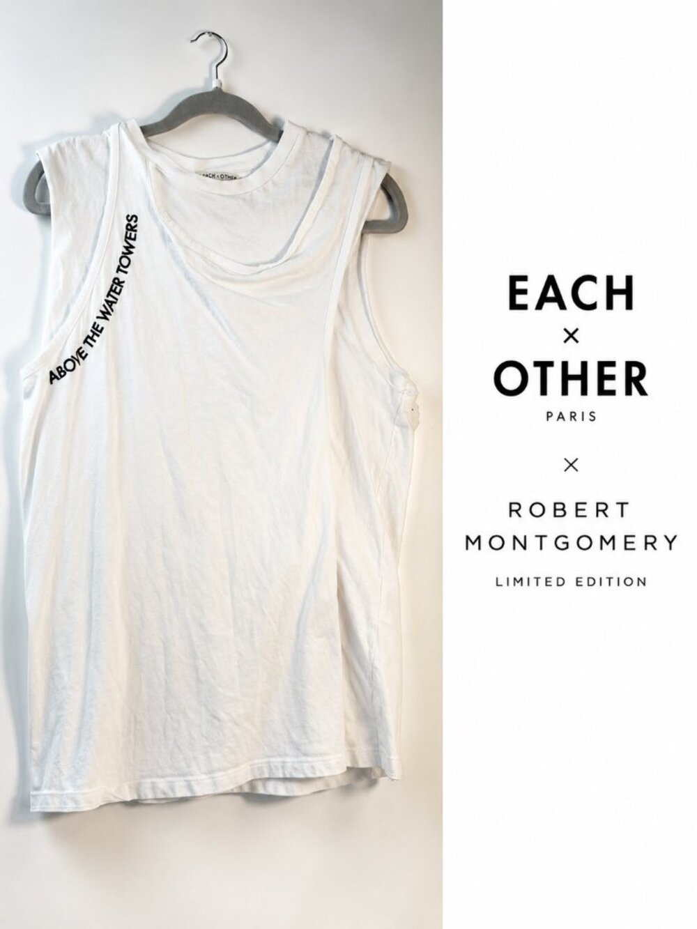 Each x Other x Robert Montgomery Limited Edition Layered Tank Top – Small